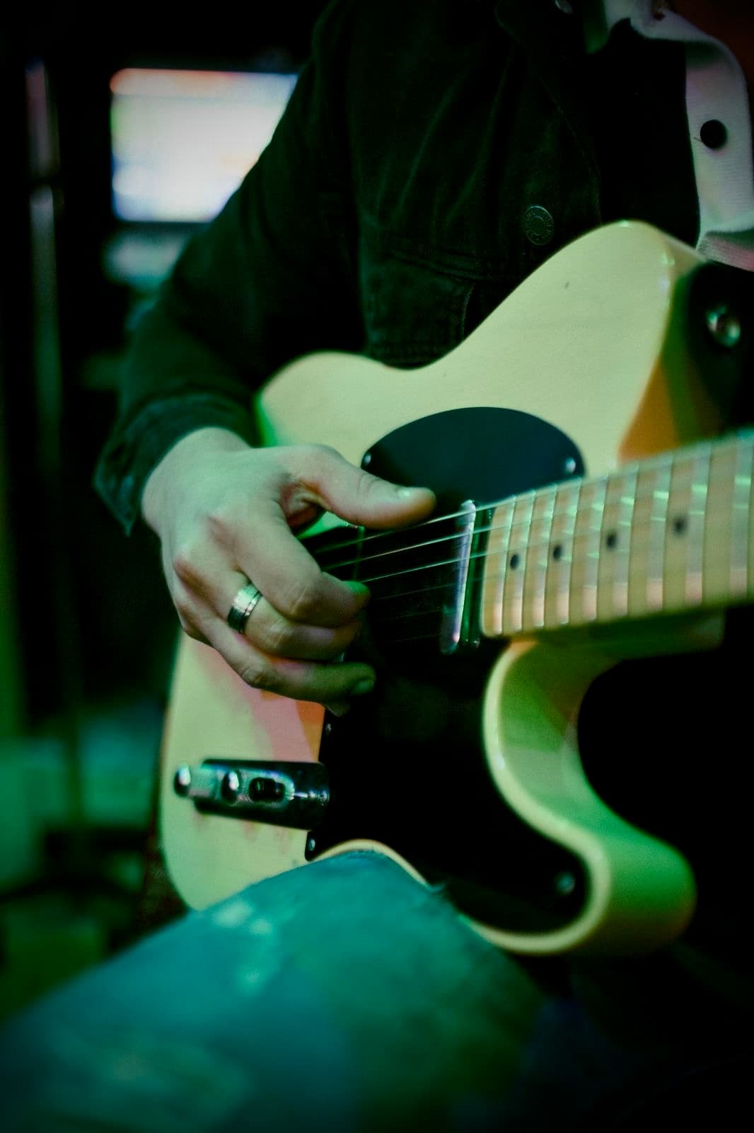 Musician performing