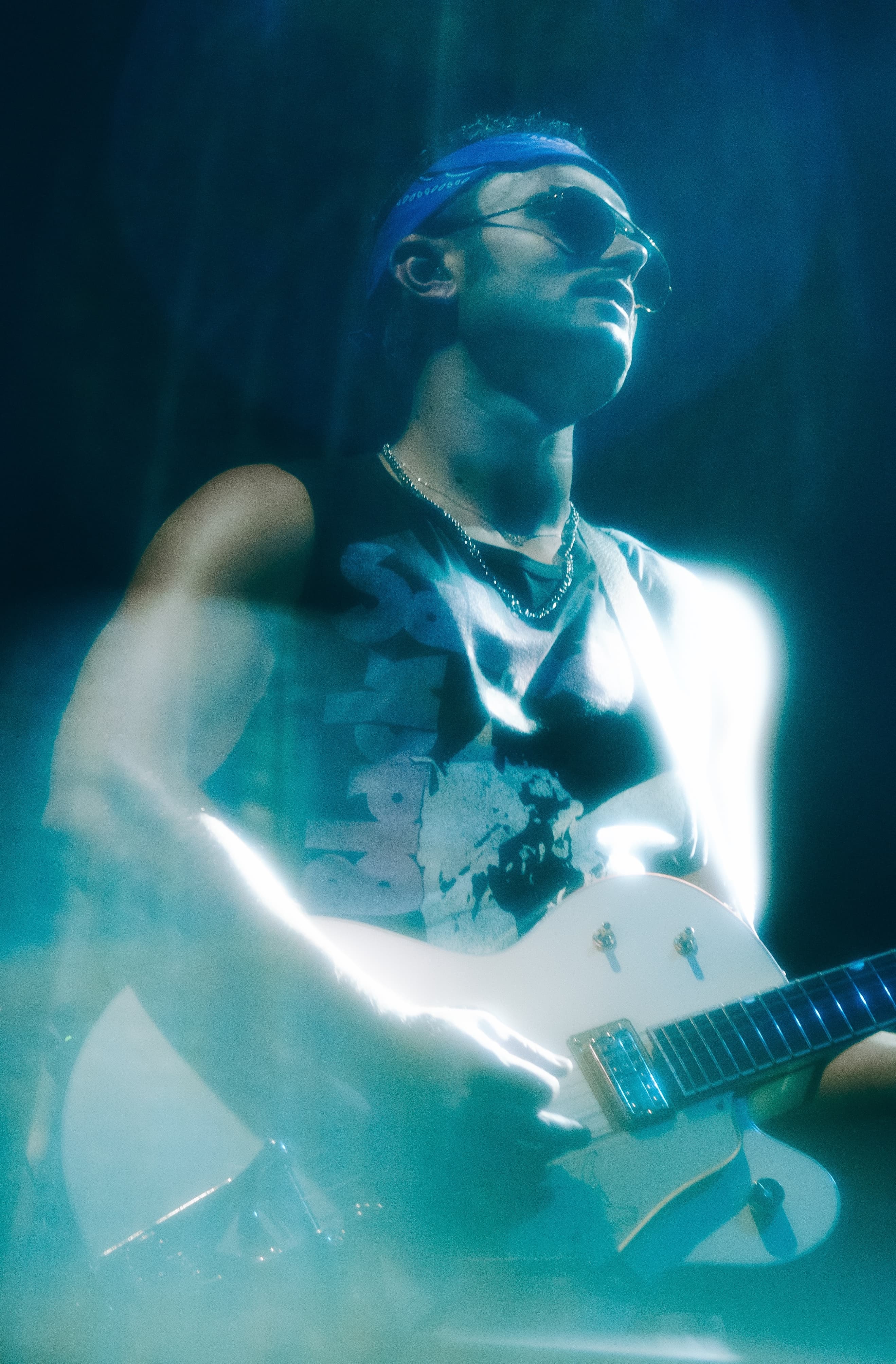 Musician performing